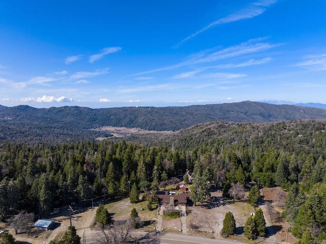 22228 Crestline Rd, Palomar Mountain, CA 92060 - mountain view featuring a forest