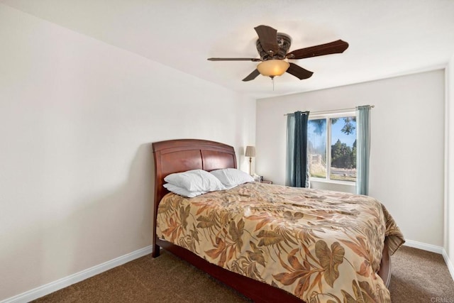 22228 Crestline Rd, Palomar Mountain, CA 92060 - bedroom featuring carpet and ceiling fan