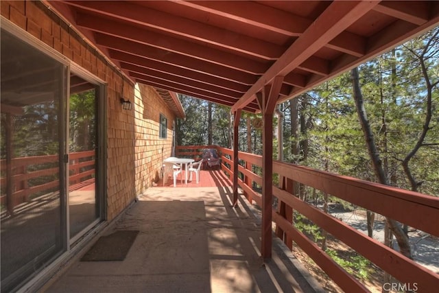 view of patio