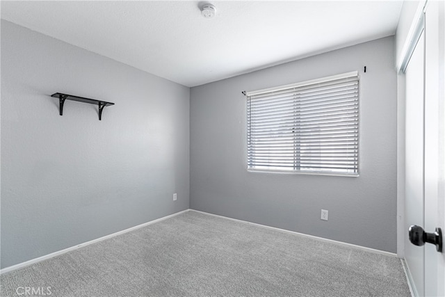 unfurnished room with carpet floors