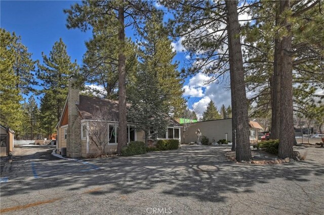 view of front of home