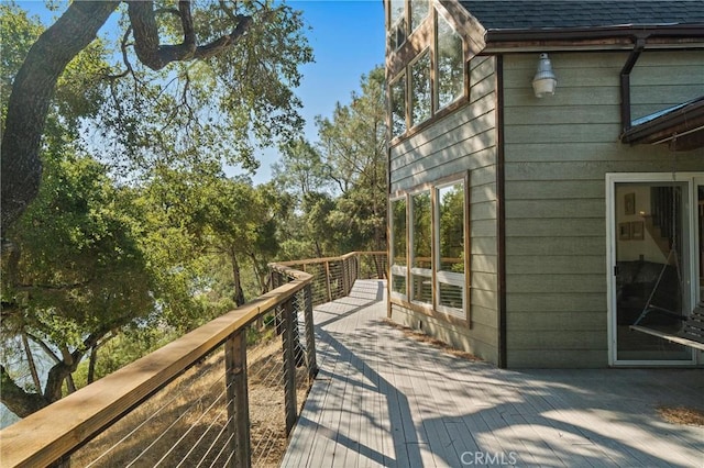 view of deck