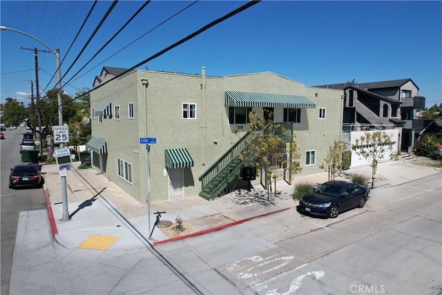 view of rear view of property