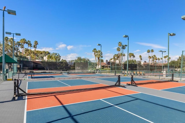 view of sport court featuring basketball court