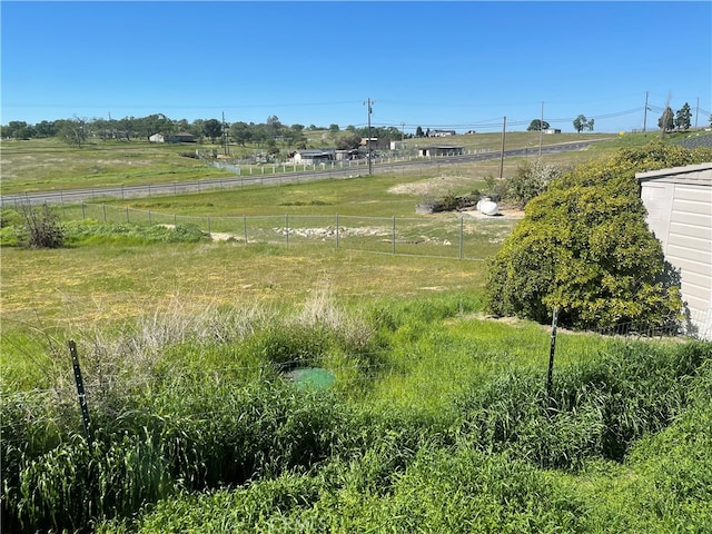 exterior space featuring a rural view