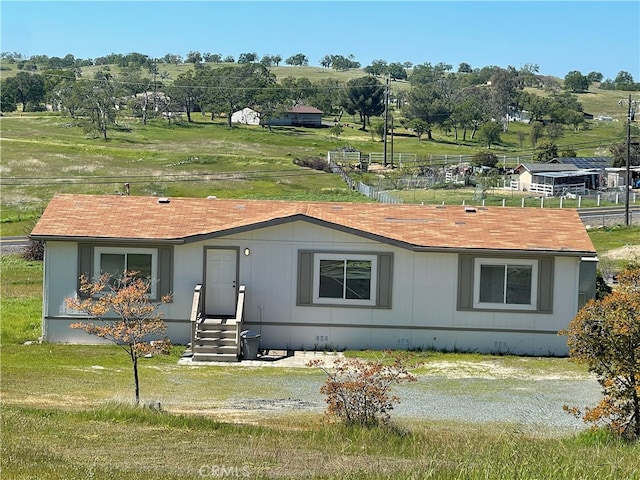 view of front of property