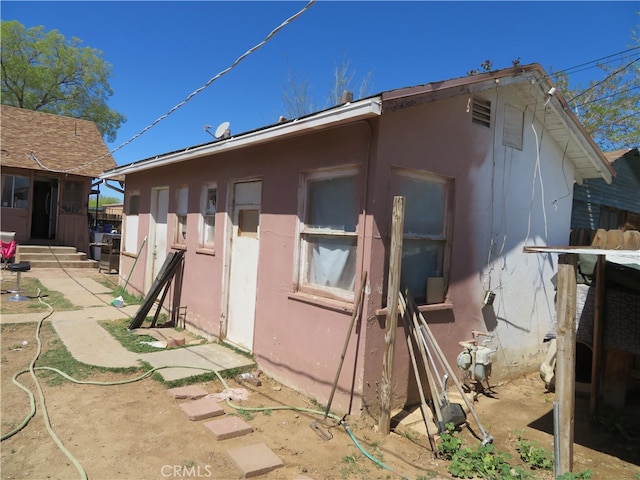 view of home's exterior with a patio area