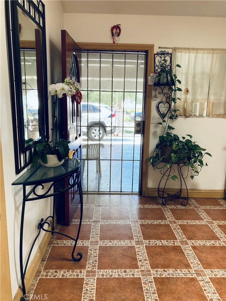 doorway to outside with plenty of natural light