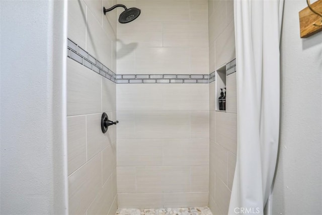 bathroom with walk in shower