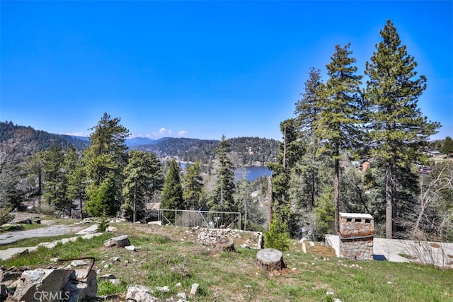 property view of mountains with a water view