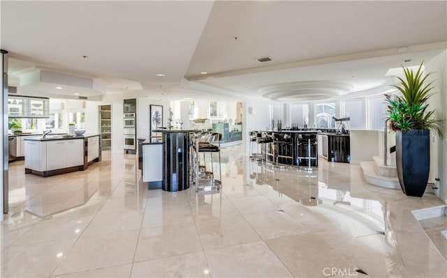 interior space featuring sink