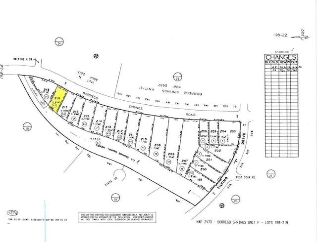 Borrego Springs Rd, Borrego Springs CA, 92004 land for sale