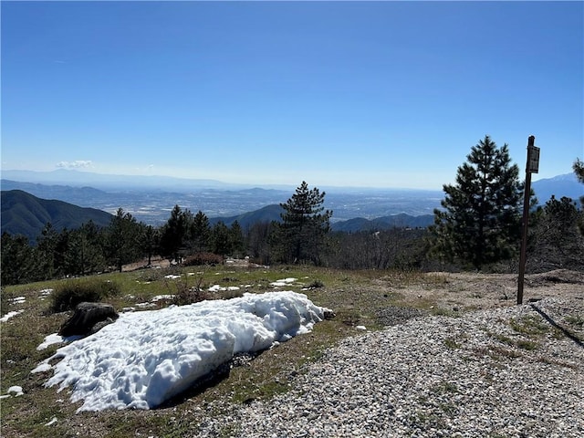 view of mountain feature