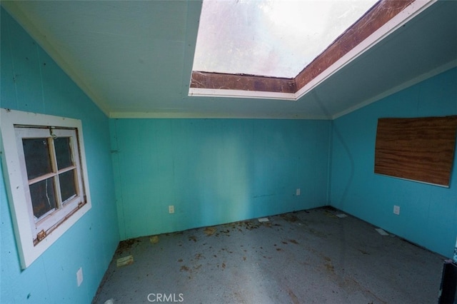 bonus room with lofted ceiling