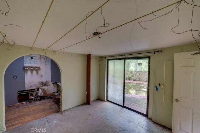 unfurnished room featuring hardwood / wood-style floors