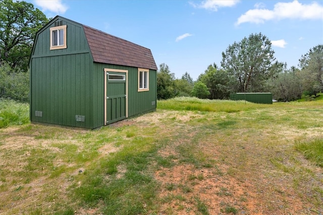 view of shed / structure