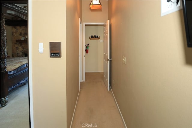 corridor featuring carpet