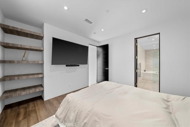 2935 Vista Del Mar, Rancho Palos Verdes, CA 90275 - bedroom featuring light hardwood / wood-style floors and ensuite bath