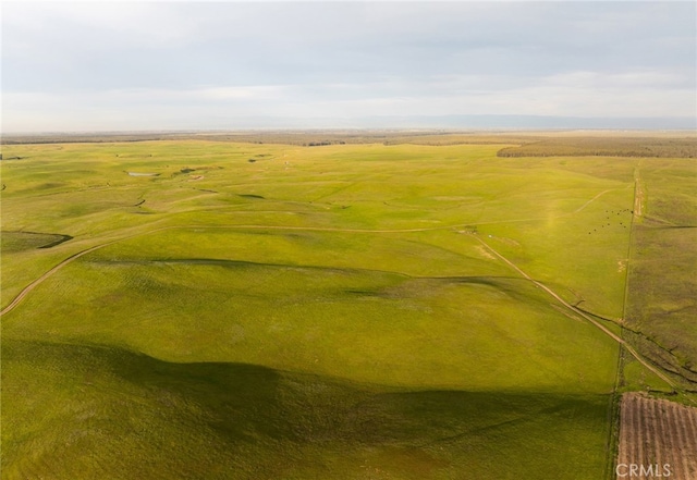 bird's eye view featuring a rural view