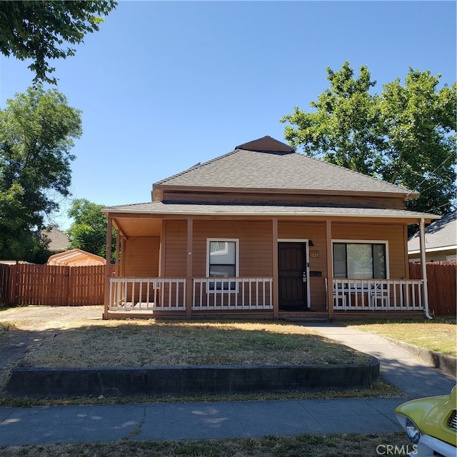 bungalow with covered porch