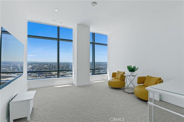 900 W Olympic Blvd Unit 42A, Los Angeles, CA 90015 - bedroom featuring carpet and recessed lighting