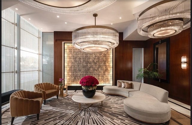 900 W Olympic Blvd Unit 42A, Los Angeles, CA 90015 - building lobby featuring recessed lighting