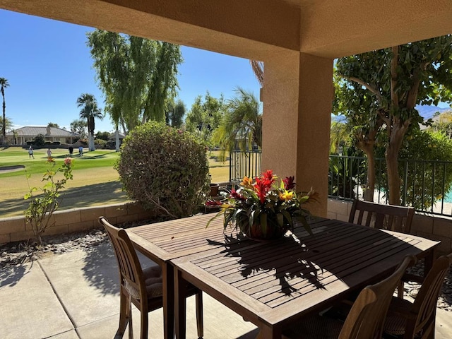 view of patio