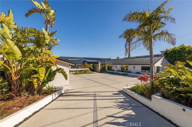 44 Sea Cove Dr, Rancho Palos Verdes, CA 90275 - view of front of house with driveway and stucco siding