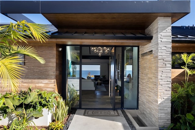 44 Sea Cove Dr, Rancho Palos Verdes, CA 90275 - entrance to property with a standing seam roof
