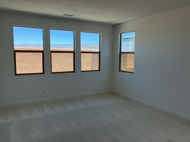 empty room with carpet flooring