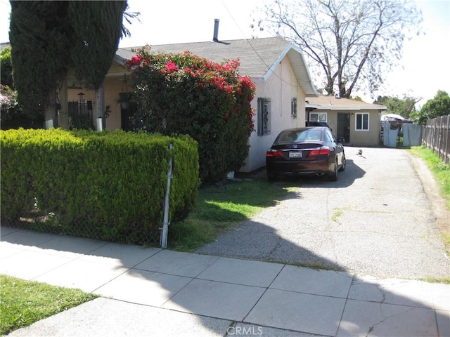 view of front of home