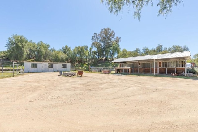 view of stable