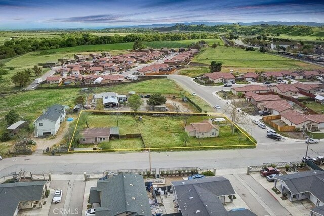 drone / aerial view featuring a residential view