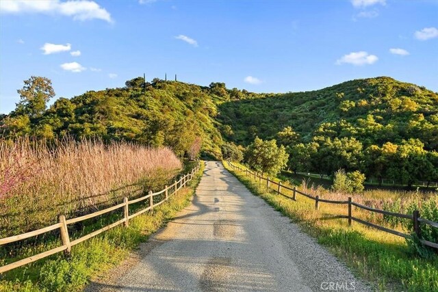 2835 Hermitage Rd, Ojai, CA 93023 - view of street featuring a rural view and a view of trees