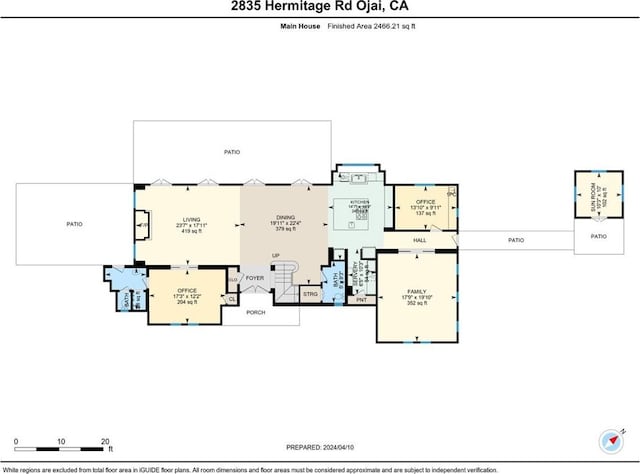 2835 Hermitage Rd, Ojai, CA 93023 - view of layout
