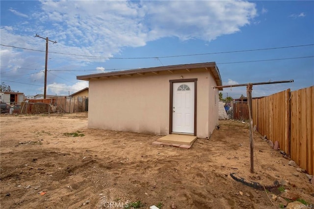 view of outbuilding