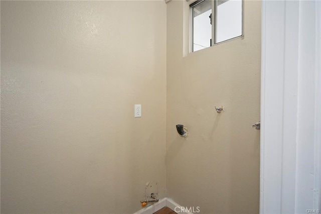 6454 Goleta Ave, Yucca Valley, CA 92284 - laundry room featuring baseboards