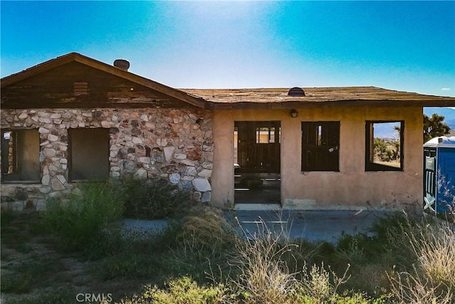 view of rear view of house