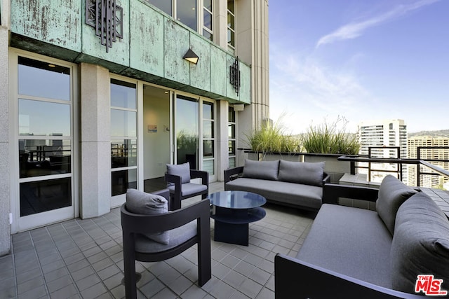 view of patio / terrace with outdoor lounge area