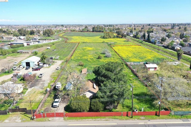 view of aerial view