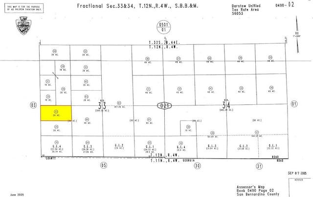 49002123 Lockhart Ranch Rd, Hinkley CA, 92347 land for sale