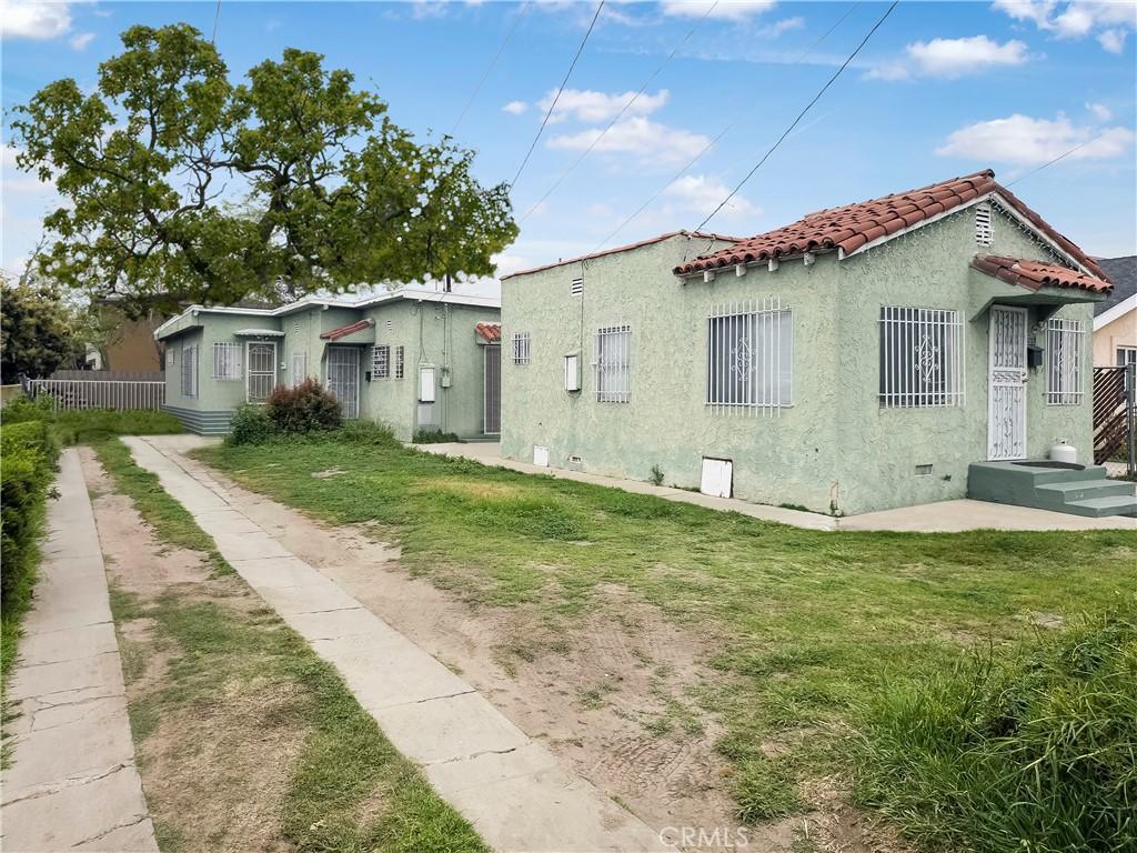 view of home's exterior with a yard