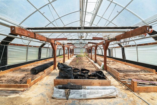 view of horse barn