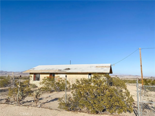 view of front of home