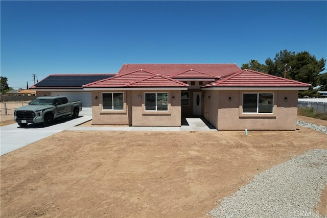 view of front of property