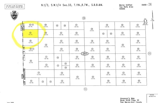 0 County Line Rd, Boron CA, 93516 land for sale