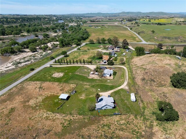 drone / aerial view featuring a rural view