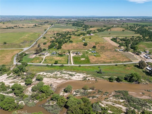bird's eye view featuring a rural view