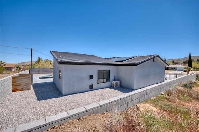 view of rear view of property