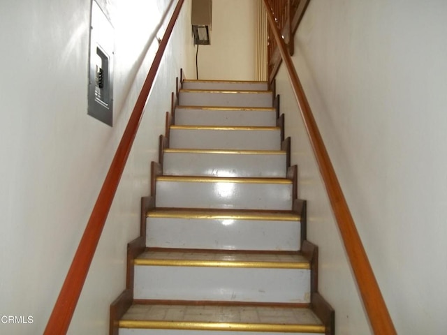 view of stairs